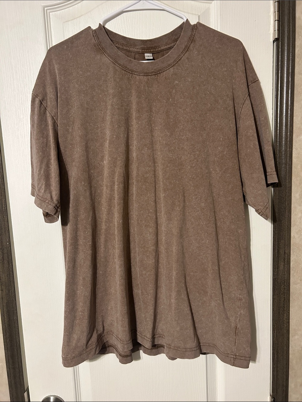 Classic Men's Brown Crewneck T-Shirt